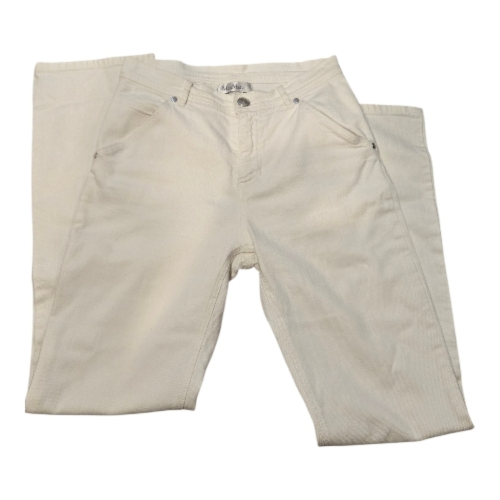 MaxMara White Label White Straight Leg Jeans